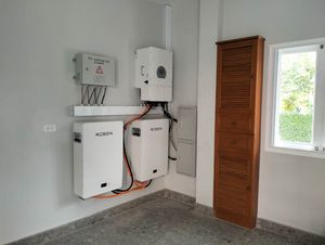 BMS-Protokoll Kompatibel mit Deye und <span class=keywords><strong>Growatt</strong></span> Hybrid-Wechselrichter Rosen 5kWh 10kWh 20kWh Power Wall Lithium-Batterie - Product Image 3