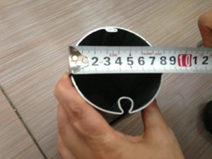 70/78mm ống thép có thể thu vào mái hiên phụ kiện mạ kẽm hiện đại Hướng dẫn hoạt động con lăn Ống mù cho các thành phần mái hiên - Product Image 4