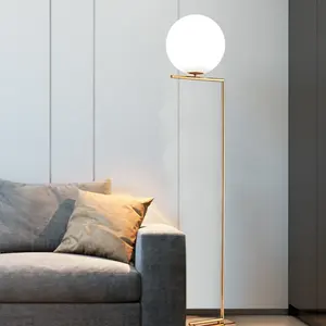Groothandel Moderne Led Glazen Stand Light Designer Floor Lamp Voor Home Decor Indoor Hotel ETL52501