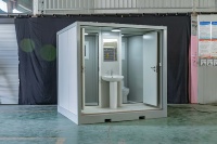 Système de ventilation hygiénique moderne et durable à déploiement rapide Toilette mobile d'assainissement d'urgence sans odeur