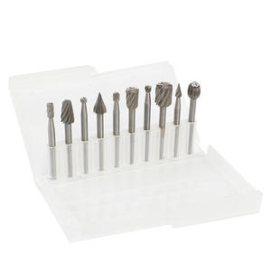 Juego de 6 cabezales de limado rotatorios pequeños de acero de alta velocidad para carpintería, herramientas eléctricas de bricolaje para lijado y recorte, discos de lijado - Product Image 2