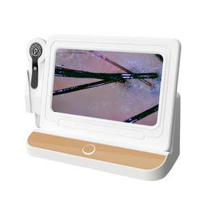 เครื่องวิเคราะห์สเปกตรัม 2-in-1 สำหรับวิเคราะห์ผิวหนังและหนังศีรษะ พร้อมกล้อง HD และหน้าจอ สำหรับใช้งานเชิงพาณิชย์ วัสดุ ABS - Product Image 4