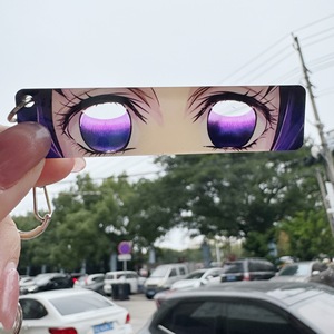 Llavero de Acrílico con Ojos Brillantes de Tanjirou de Demon Slayer: <span class=keywords><strong>Kimetsu</strong></span> <span class=keywords><strong>No</strong></span> <span class=keywords><strong>Yaiba</strong></span>, Accesorios de Anime, Venta al por Mayor - Product Image 3