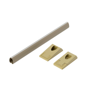 Tringle de penderie en alliage d'aluminium avec support mural antidérapant en forme de cœur pour rangement de placard - Product Image 1