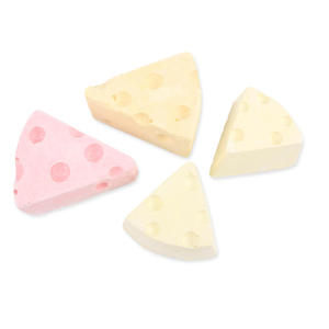 Pierre à mâcher pour animaux de compagnie en forme de fromage, résistante à l'usure, jouet de nettoyage des dents pour <span class=keywords><strong>hamster</strong></span>, pierre volcanique au calcium pour ours dorés - Product Image 3