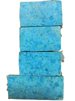 Turquoises 100% naturelles, Cabochon en matériau dur, pierre précieuse mojie, matrice, en vrac