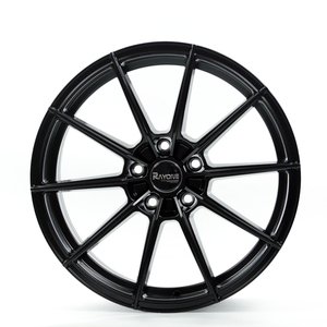 KS008 design magnifique de rechange 5X114.3 Jantes en alliage 18 pouces hyper noir à rayons multiples pour les voitures de tourisme - Product Image 1