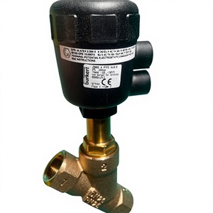 วาล์วแบบมุมตั้ง Burkert รุ่นดั้งเดิม 00001253 DN20 เกลียวเกลียว SS316 ซีล PTFE สำหรับน้ำ ไอน้ำ และสารเคมี - Product Image 1