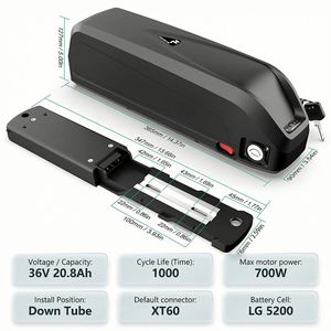 Batería Hailong para Bicicleta Eléctrica de 36V 20.8Ah con Celdas 10s4p de 5200mAh, BMS de 25A y Conector Big Warhead de 3A para Bicicleta de Montaña con Neumáticos Anchos (Stock en el Reino Unido) - Product Image 6