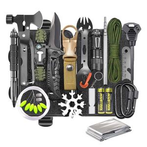 Outdoor Survival Gear Kit 16 in 1 Camping Accessories Kit Professional Emergency Survival Kit for Camping - Product Image 1