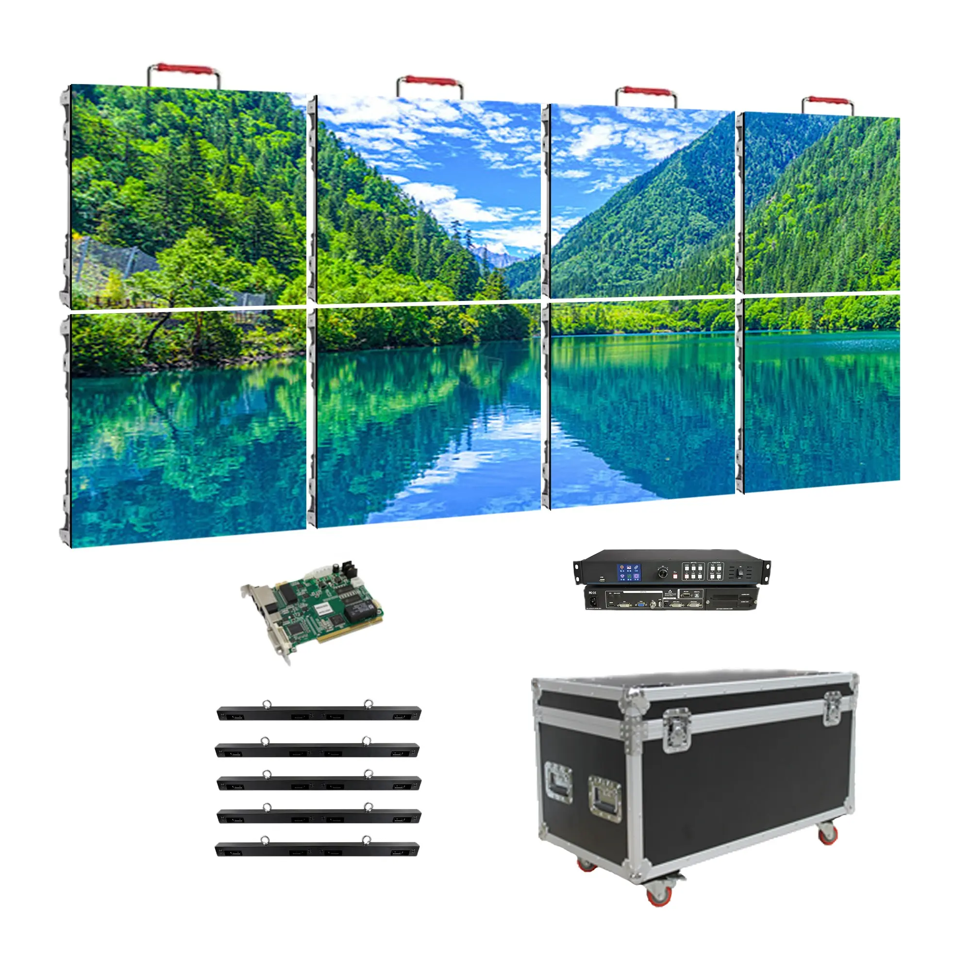 HD P3.91 P4.81 Indoor Stage Background Led Tv Studio Screen/P1.95 P2.604 P2.976 Indoor Led Video Wall Panel Screen