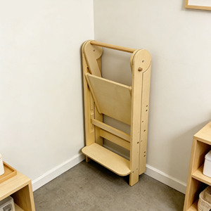 Tour d'apprentissage moderne et écologique pour enfants - Tabouret d'apprentissage en bois de hêtre massif et contreplaqué durable pour la cuisine, le salon et la chambre à coucher - Product Image 2