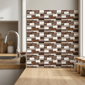 Precio más bajo Azulejos de pared esmaltados digitales de cerámica 25x37,5 cm Acabado mate 250x375 Diseño de elevación 10x15 Patrón en relieve - Product Image 1