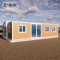 Villa conteneur pliable et extensible de 20 pieds, résistante au vent (classe 11), étanche et isolée, appartement préfabriqué conforme aux normes (Granny Flat)