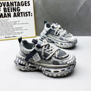 Zapatos Deportivos y de Ocio para Hombre 2026 con Suela Gruesa para Aumentar la Altura, Malla Transpirable, Cierre con Cordones, para Verano - Product Image 3