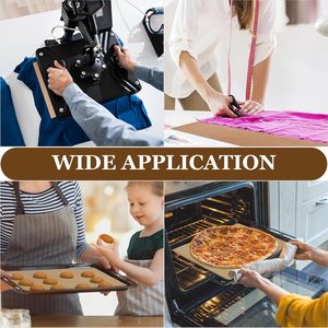 <span class=keywords><strong>Feuille</strong></span> de téflon PTFE, matériau imperméable et résistant à la chaleur, adapté à l'impression sur papier résistant à la chaleur et aux tissus en polyester. - Product Image 3