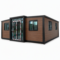 Cabine préfabriquée portable en conteneur, maison modulaire en kit pour bureau de jardin et hébergement sur chantier