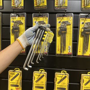 Clássico CR-V 9pcs <span class=keywords><strong>Trox</strong></span> <span class=keywords><strong>Wrench</strong></span> Set Padrão L Alongamento L Allen <span class=keywords><strong>Wrench</strong></span> Aço Mecânico Ferramentas Hex Head Metric Measurement System - Product Image 3