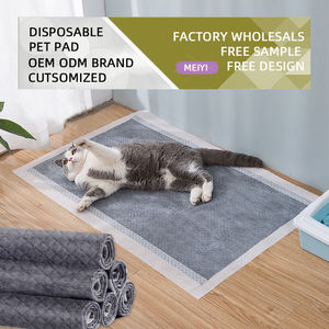 Almohadilla desechable impermeable para orina de perro de 40X50CM, almohadilla para orinal de Control de olores fácil de limpiar, contenedor de exportación OEM ODM, almohadillas para orinal de perro negro de carbono - Product Image 2