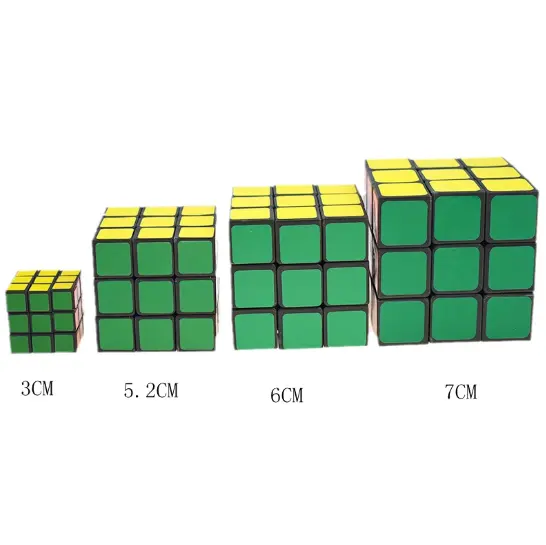 colorful magic cube toys hot selling magic puzzle cube 3cmx3cm