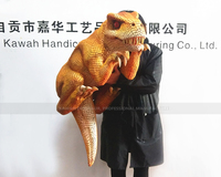 Achetez une marionnette de dinosaure réaliste T-Rex, marionnette de dinosaure à main pour spectacle de parc à thème