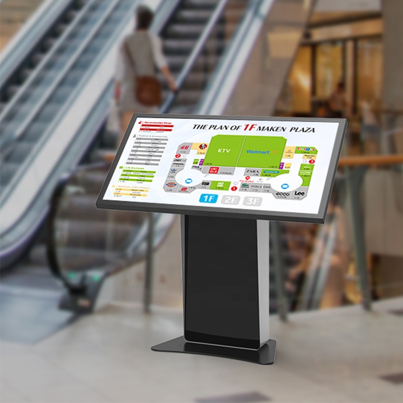 55 дюймов Android напольная подставка Lcd рекламный плеер Self Service сенсорный интерактивный информационный Проверяющий киоск