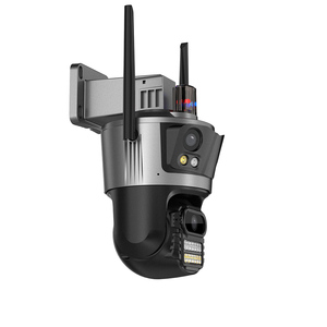 Ubox 4G Năng Lượng Mặt Trời Máy Ảnh PTZ An Ninh CMOS Wifi <span class=keywords><strong>IP</strong></span> <span class=keywords><strong>Camera</strong></span> Ngoài Trời IP68 Không Thấm Nước 2 Ống Kính Kép 3MP - Product Image 2