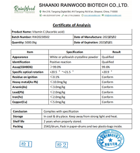 Gıda sınıfı ve kozmetik sınıfı özelleştirilmiş <span class=keywords><strong>c</strong></span> vitamini tozu takviyeleri 99% VC <span class=keywords><strong>L</strong></span> askorbik asit <span class=keywords><strong>C</strong></span> vitamini tozu - Product Image 2