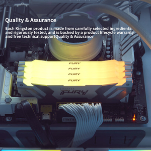 Kingston Fury Renegade RGB <span class=keywords><strong>Ram</strong></span> 16GB 32GB Ddr5 6000Hz 6200Hz Barra de memoria de escritorio Bestia Rgb Barra de luz - Product Image 2