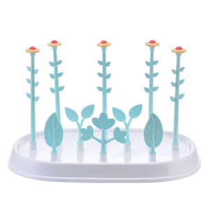 Séchoir à biberons en forme de fleurs de dessin animé avec support amovible, séchoirs portables de voyage <span class=keywords><strong>pour</strong></span> biberons et <span class=keywords><strong>tétines</strong></span> - Product Image 4