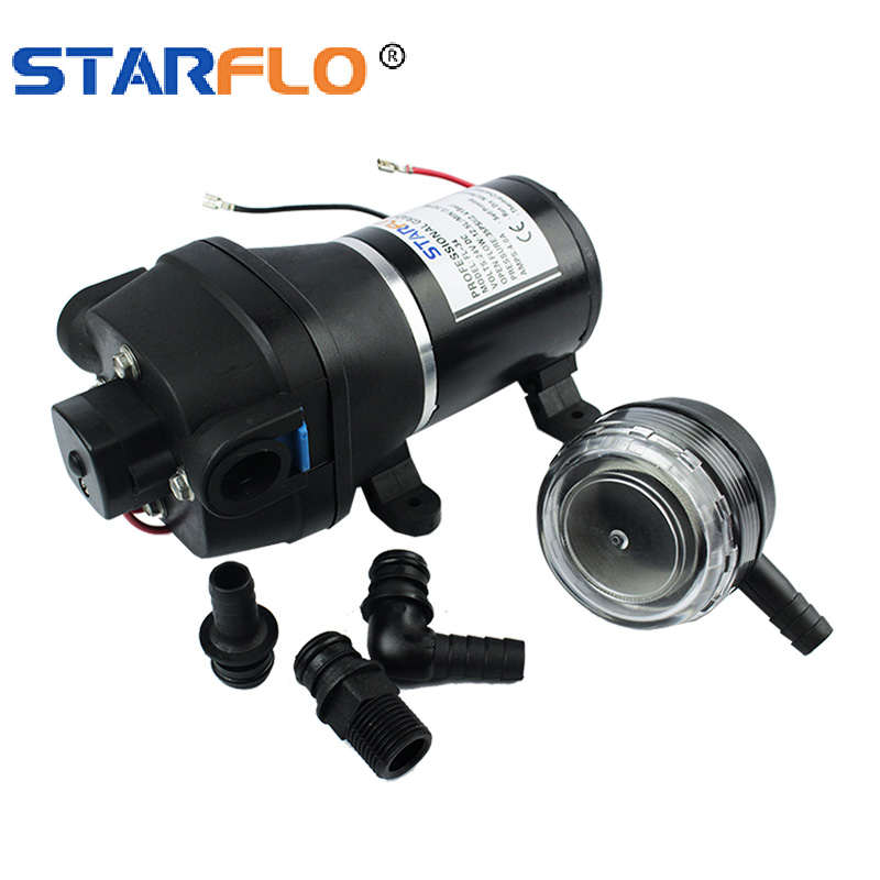 STARFLO 12,5lpm 35PSI Электрический самовсасывающий морской RV, морской водяной мини-насос, прайс-лист/Водяной насос с двигателем для лодки