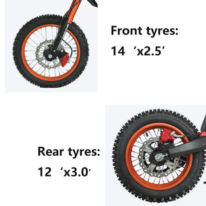 Bicicleta Eléctrica <span class=keywords><strong>de</strong></span> Montaña <span class=keywords><strong>de</strong></span> 3000W 48V 21AH con Batería, Neumáticos Gruesos <span class=keywords><strong>de</strong></span> 14'/12', Frenos <span class=keywords><strong>de</strong></span> Disco Hidráulicos, Motocicleta Todoterreno - Product Image 3