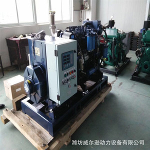 เครื่องกำเนิดไฟฟ้าดีเซลทางทะเล Weifang 50kW 400/230V 50Hz สามเฟส AC สำรองฉุกเฉิน สายทองแดง แบบไร้แปรงถ่าน - Product Image 3