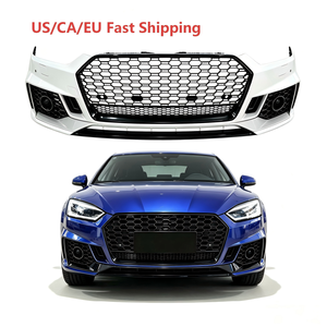 Kit di Aggiornamento Paraurti Anteriore per Audi <span class=keywords><strong>A5</strong></span> S5 B9 <span class=keywords><strong>2017</strong></span> 2018 2019, Stile RS5 con Griglia a Nido d'Ape Nera - Product Image 1