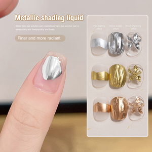 Miss Gooey 3 colores metálico <span class=keywords><strong>Blooming</strong></span> Gel polaco profesional Gold <span class=keywords><strong>Blooming</strong></span> Gel Nail Supplies Salon Hema Free Art Nail Painting - Product Image 5