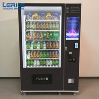 Distributeur automatique intelligent à grand écran tactile de 21 pouces avec gestion basée sur le cloud via SDK et options de paiement multiples pour les collations et les boissons