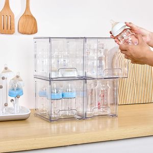 Organizador de Cosméticos Apilable para Baño, Organizadores Acrílicos para Debajo del Gabinete, Paquete de 2 Organizadores Transparentes para Maquillaje - Product Image 5