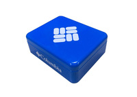 Caja de Hojalata Rectangular Personalizada al por Mayor, de Grado Alimenticio, con Recubrimiento UV, Empaque Metálico de Alta Calidad para Joyería y Regalos