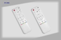Control Remoto Infrarrojo KEYUAN TY-20A, Diseño Anti-Golpes, Batería AAA, 4 Botones, Alcance de 20m, Material ABS, Uso Universal para TV