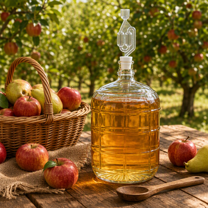 Bouteille de fermentation en verre avec <span class=keywords><strong>bouchon</strong></span> en caoutchouc, carboy, fût, pot de brassage <span class=keywords><strong>pour</strong></span> vin, bière, <span class=keywords><strong>cidre</strong></span>, miad, kombucha, équipement de brassage maison - Product Image 4