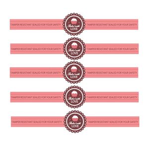 Custom Printed Synthetic Paper Adhesive <b>Labels</b> for Sandwich Bread Coffee Bags Shipping Boxes-<b>Waterproof</b> Temperature Resistant - Product Image 1