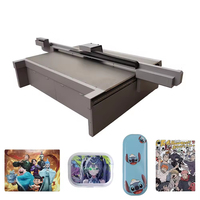 Nieuwe Ricoh UV-inkt flatbed inkjetprinter voor het printen op kaarten, koffers, flessen, plastic, glas, metaal, hout en digitale panelen.