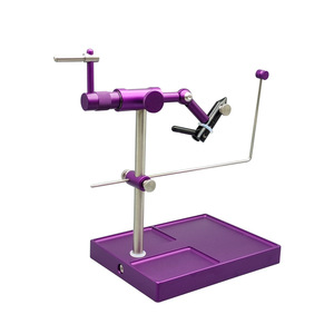 Étau <span class=keywords><strong>de</strong></span> montage <span class=keywords><strong>de</strong></span> mouches rotatif en alliage d'aluminium et acier inoxydable, outil <span class=keywords><strong>de</strong></span> pêche à la mouche pour la pêche en ruisseau, équipement <span class=keywords><strong>de</strong></span> fabrication d'appâts artificiels - Product Image 5