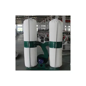 อุตสาหกรรมไม้ฝุ่นประเภทถังคู่7.5kw MF9075สองถุงผ้าสองบาร์เรล