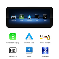 Radio de coche Linux de 10,25 pulgadas 1920*720 para Mercedes Benz Clase C W205 GLC NTG5.0 2015-2019 navegación de coche con Carplay inalámbrico