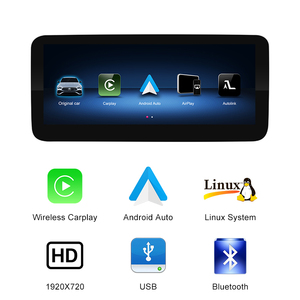 10.25 pollici 1920*720 Linux autoradio per <span class=keywords><strong>Mercedes</strong></span> Benz classe C W205 GLC NTG5.0 navigazione per auto 2015-2019 con Carplay senza fili - Product Image 6