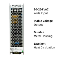 Alimentation industrielle Voltios ENP-350-36 350W 36V 9.7A AC-DC ultra-mince sans ventilateur semi-encapsulée PFC actif 95%