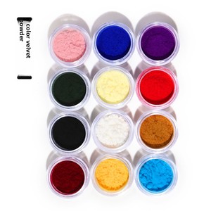 Polvo de terciopelo de 10G para decoración de <span class=keywords><strong>uñas</strong></span>, lentejuelas de cisne esponjoso, 12 <span class=keywords><strong>colores</strong></span>, Material brillante, cubierta acrílica para belleza de <span class=keywords><strong>uñas</strong></span>, producto rosa - Product Image 3