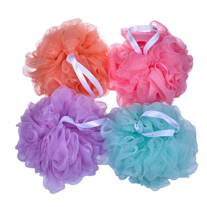 Tùy Chỉnh Pe Lưới Cơ Thể Chà Tắm Bọt Biển Tái Sử Dụng Thời Trang Hình Bầu Dục Da Tẩy Tế Bào Chết Tắm Bọt Biển Bóng Phong Cách - Product Image 1