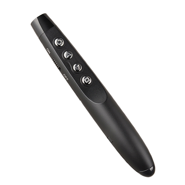 Wireless PowerPoint Pen Remote Control PPT Presenter Clicker Red Laser Pointer Presentation Pen Pointing Laser
